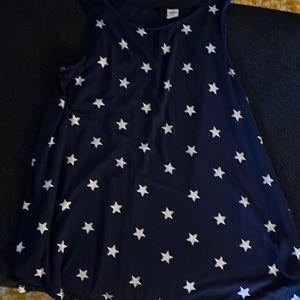 Tank top with stars